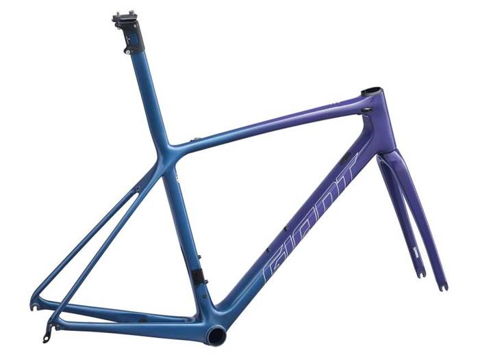 Cadre Vélo De Route Carbone Giant TCR Advanced SL 2009 - Taille S, Occasion En Bon état Général