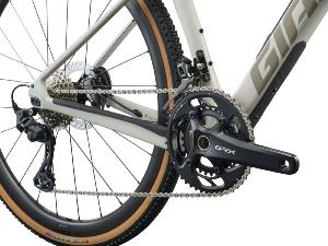 Vélo gravel carbone GIANT Revolt Advanced 0 Snow Drift GRX 2x12v