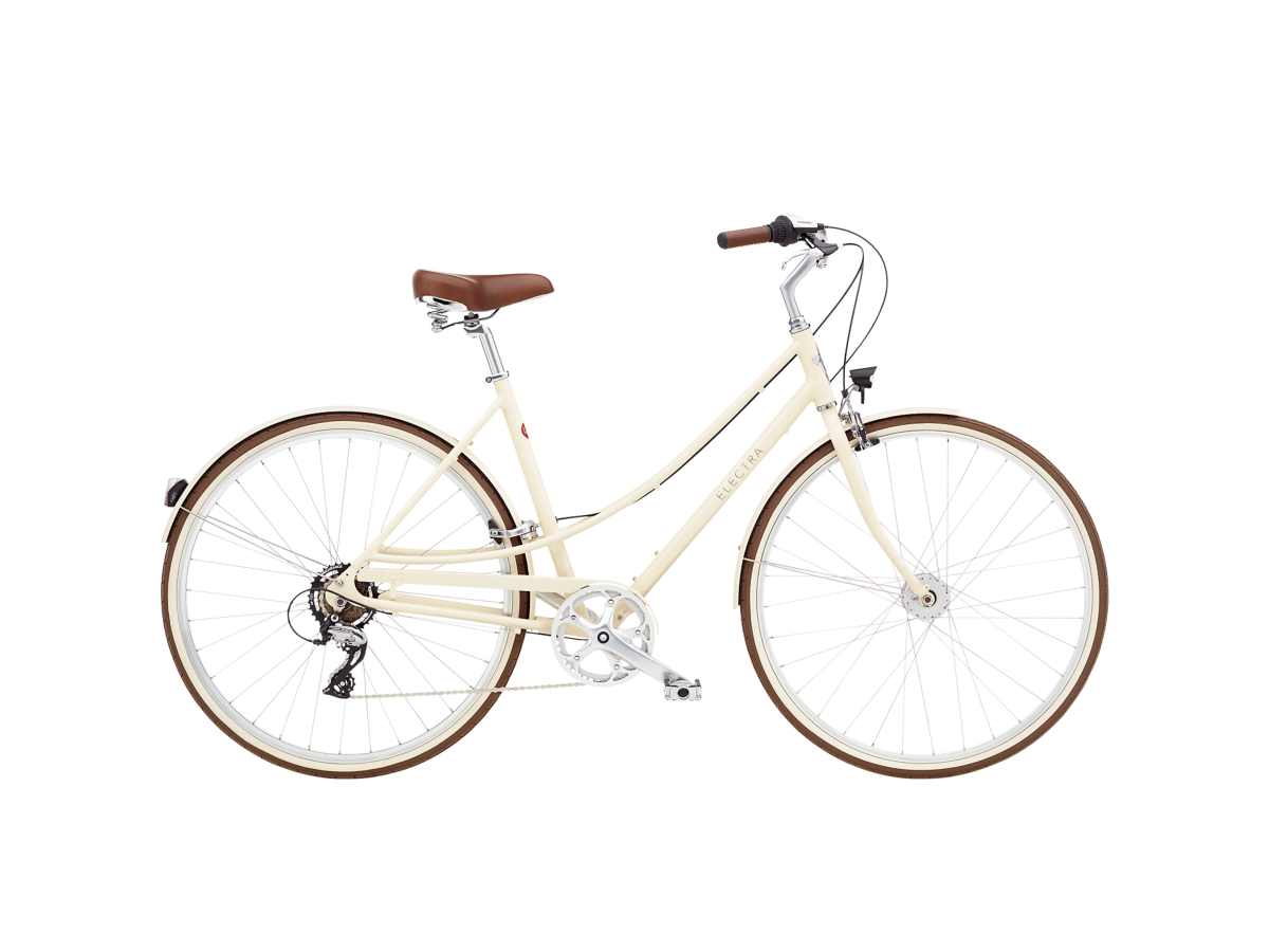 Vélo ELECTRA Loft 7D EQ cadre ouvert Crème