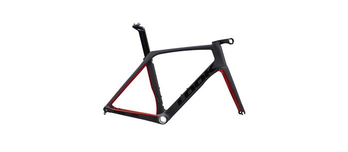 Kit cadre carbone LOOK 795 Blade RS Disc Noir Métallique Rouge
