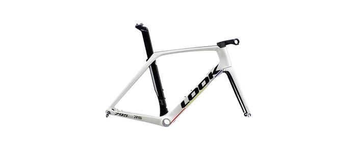 Kit cadre carbone LOOK 795 Blade RS Disc Proteam Métallique Blanc