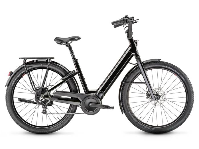 Vélo de ville électrique MOUSTACHE Lundi 27.5 500Wh Noir brillant (2022)