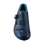 Chaussures Gravel Femmes SHIMANO RX8 Bleu Navy