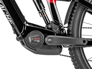 VTT électrique MOUSTACHE Trail 150.2 Noir / Rouge métal brillant 750Wh