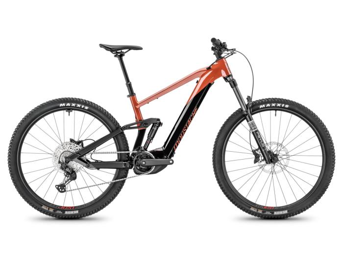 VTT électrique MOUSTACHE Trail 150.4 Noir / Terracotta brillant 750Wh