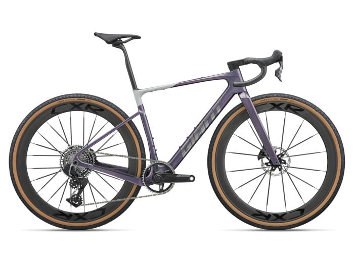 Vélo gravel carbone GIANT Revolt Advanced SL 1 Tempest Purple SRAM Force AXS