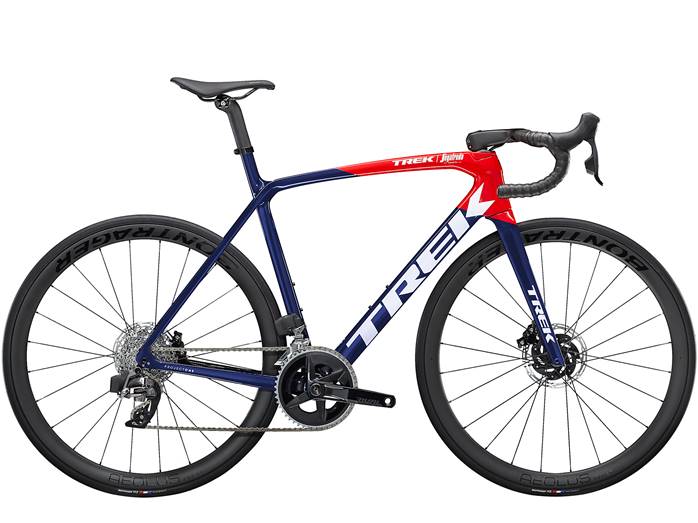 Vélo Route TREK Emonda SLR 6 eTap Bleu Rouge