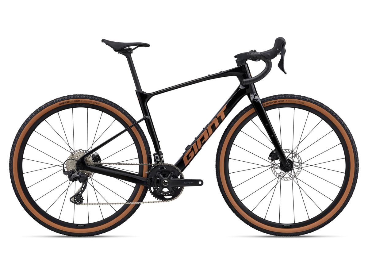 Vélo gravel carbone GIANT Revolt Advanced 2 Noir Carbone GRX 2x12v
