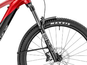 VTT électrique MOUSTACHE Trail 150.2 Noir / Rouge métal brillant 750Wh