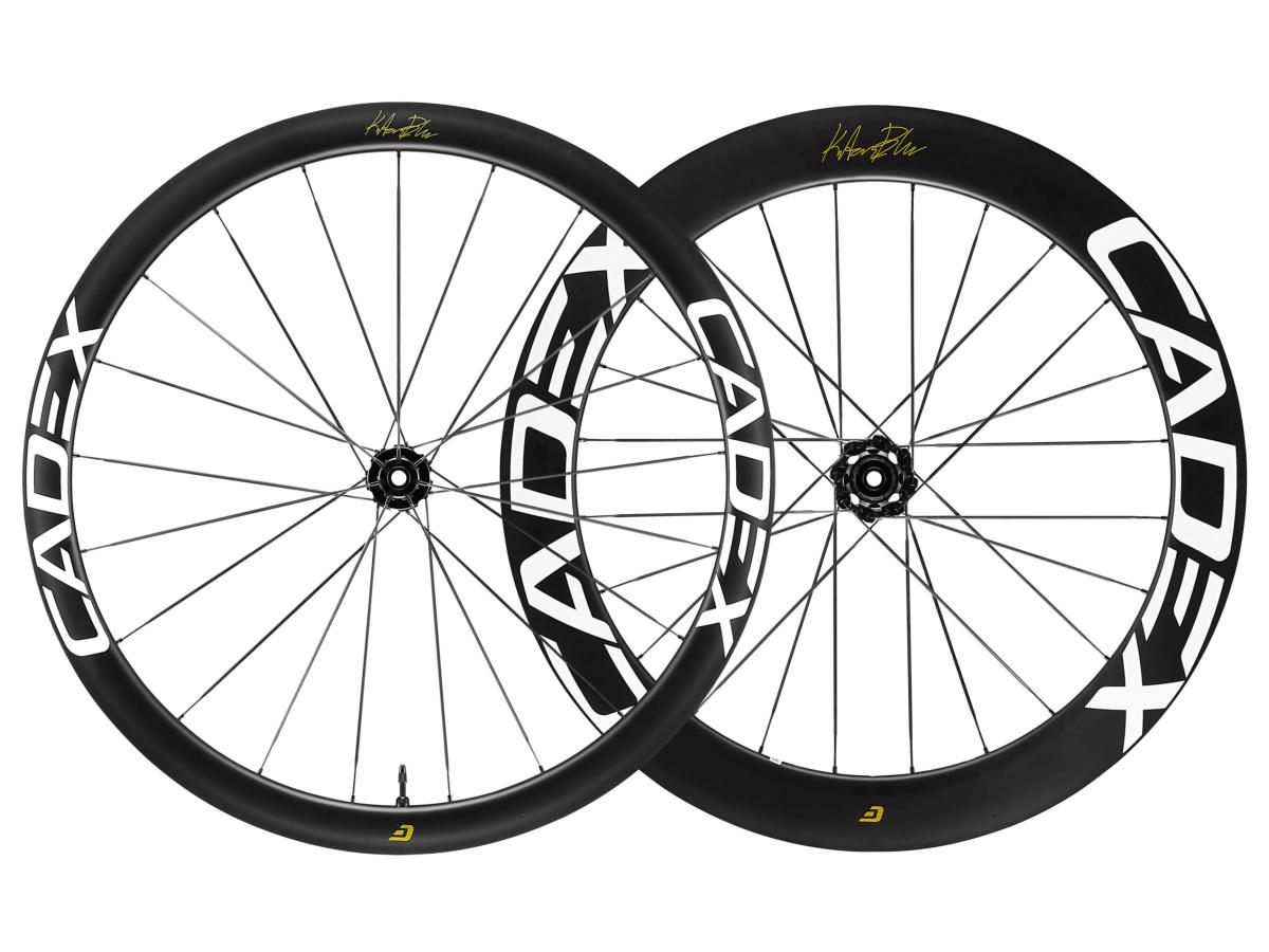 Roues carbone CADEX 42/65 Disc Tubeless Edition Gold Signature