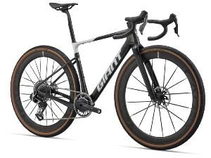 Vélo gravel carbone GIANT Revolt Advanced SL 0 RawCarbon/PrismPearl SRAM Red AXS