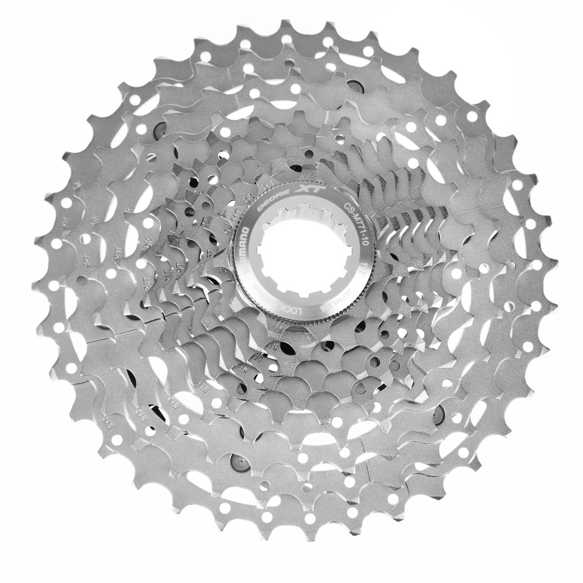 Cassette VTT Shimano Deore XT M771 10 Vitesses 11-32T - Occasion, Bon état