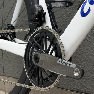 Vélo de Course COLNAGO Y1RS Blanc Bleu SRAM Force AXS Vision SC45