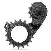 Chape de drailleur arrire ABSOLUTE BLACK Hollowcage SHIMANO Ultegra 8100 Carbone Noire