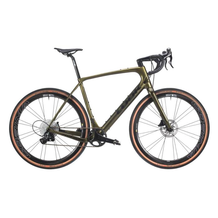 Vélo LOOK 765 Gravel RS Metallic Hope Green Satin Ekar 1x13