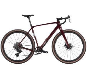 Vélo gravel carbone TREK Checkpoint SL 7 AXS 3e gén. Dark Red Carbon Red Smoke Splatter