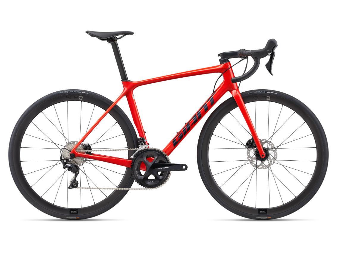 Vélo Route GIANT TCR Advanced Pro Disc 2 Rouge