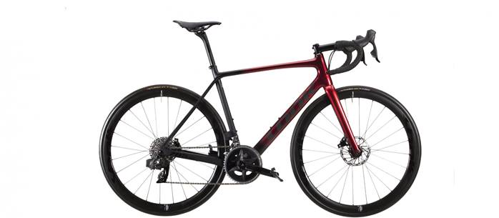 Vélo Route LOOK 785 Huez Disc R38D Rouge Interference