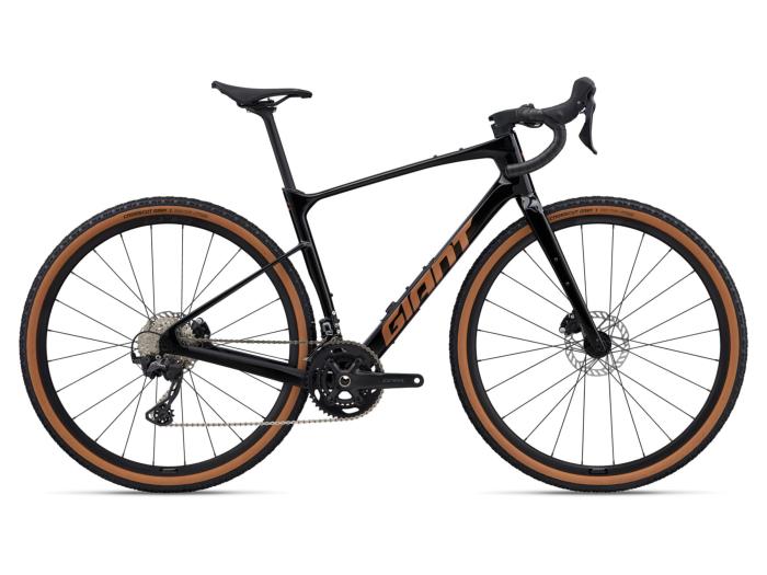 Vélo gravel carbone GIANT Revolt Advanced 2 Noir Carbone GRX 2x12v