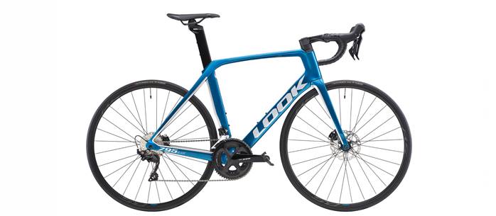 Vélo Route LOOK 795 Blade Disc Bleu Métallique Argent