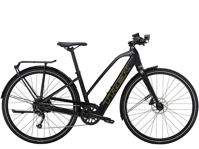 Vélo électrique Femmes TREK FX+ 2 Stagger Noir 250Wh