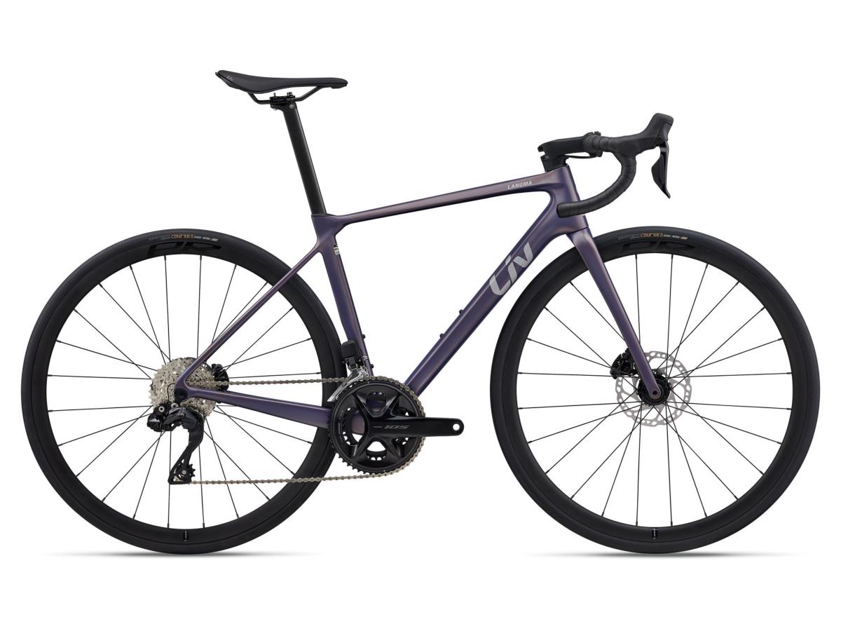 Vélo Route Femmes LIV Langma Advanced 1 Meteorite Mist 105 Di2 (2026)
