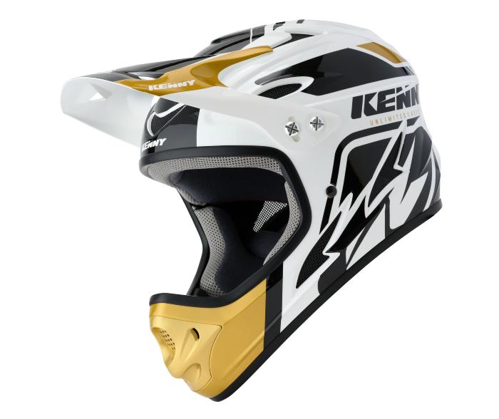 Casque intégral Kenny Down Hill Graphic WHITE GOLD