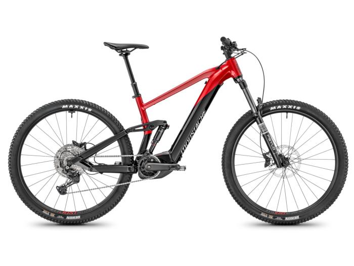 VTT électrique MOUSTACHE Trail 150.2 Noir / Rouge métal brillant 750Wh