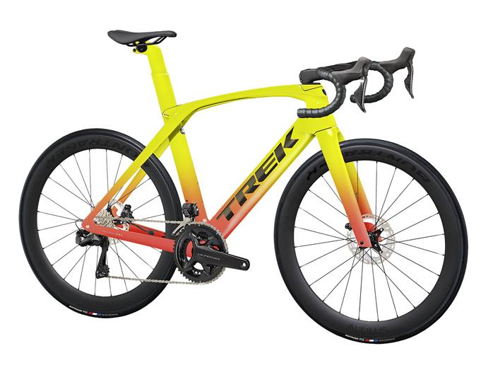 Vélo Route TREK Madone SLR 7 Ultegra Di2 Corail Jaune