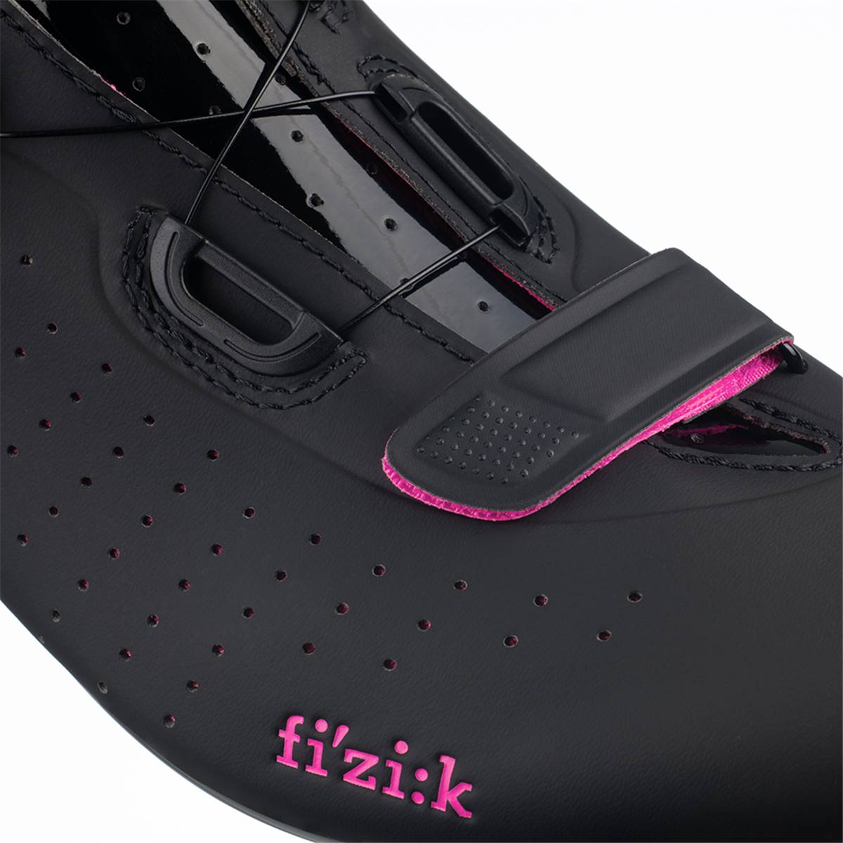 Chaussures De Cyclisme Sur Route Fizik Tempo Powerstrap R5 - Noir - Taille 40 EU (7.5 US) - Sangle Powerstrap - Neuf Dans Boîte