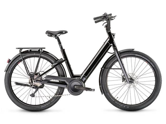 Vélo de ville électrique MOUSTACHE Lundi 27.3 500Wh Noir brillant