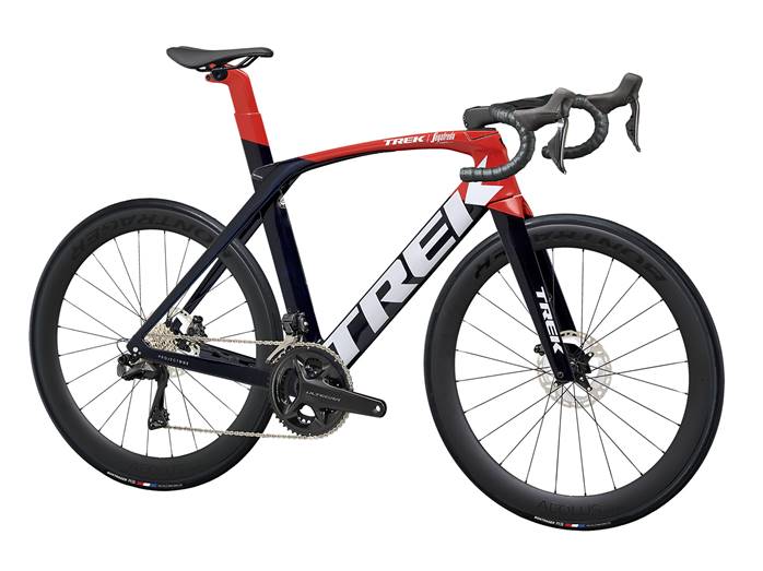 Vélo Route TREK Madone SLR 7 Ultegra Di2 Bleu Rouge