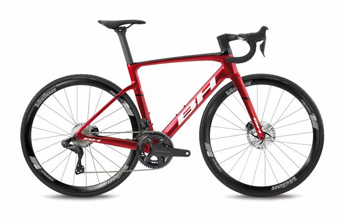 Vélo Route BH RS1 4.5 Rouge Blanc Ultegra Di2 12v