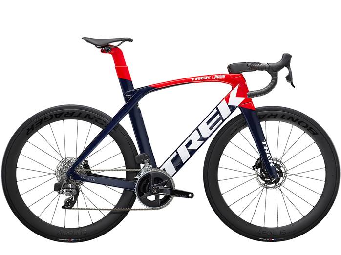 Vélo Route TREK Madone SLR 6 eTap Bleu Rouge