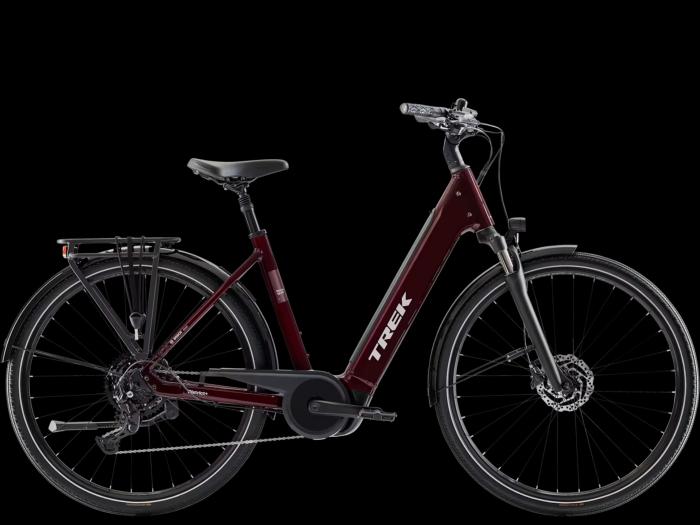 Vélo électrique TREK District+ 3 R9 360 LS Cobra Blood