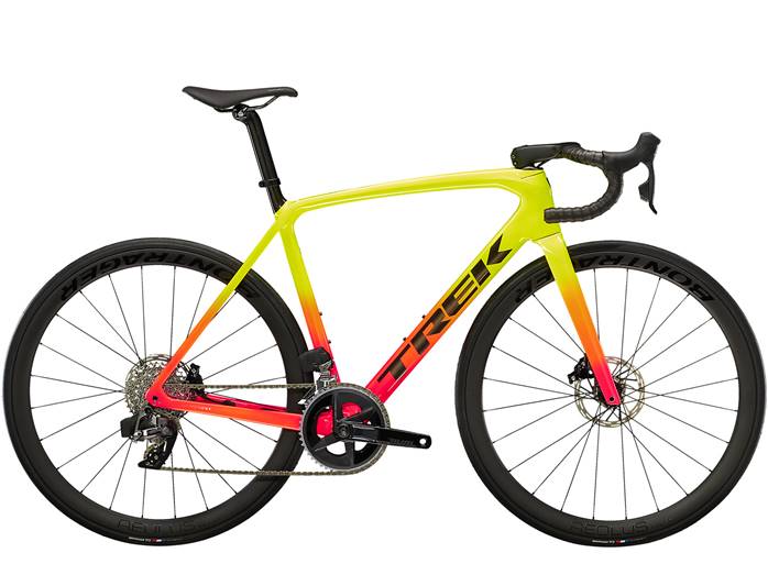 Vélo Route TREK Emonda SLR 6 eTap Corail Jaune