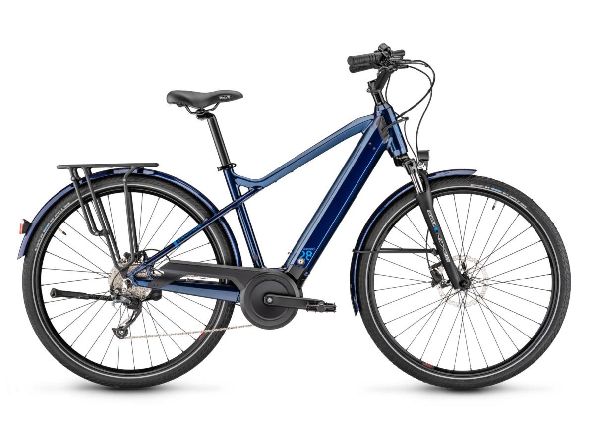 Vélo électrique MOUSTACHE Samedi 28 ES 500Wh Bleu Nuit Brillant