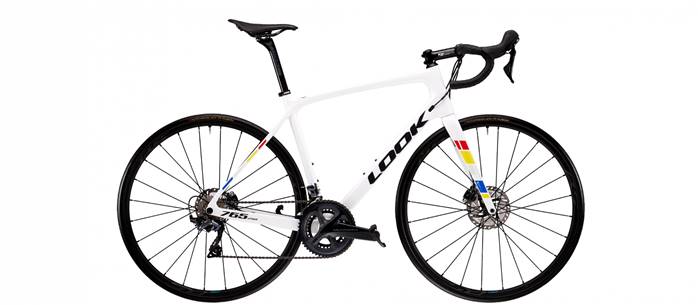 Vélo Route LOOK 765 Optimum Disc Proteam Blanc Ultegra