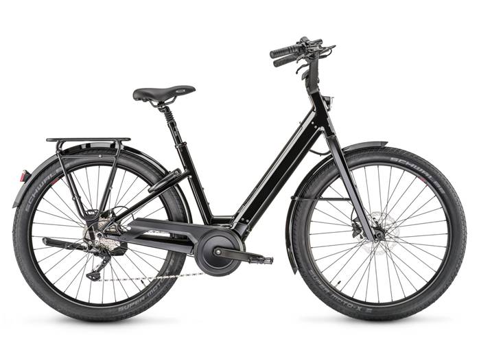 Vélo de ville électrique MOUSTACHE Lundi 27.1 400Wh Noir brillant