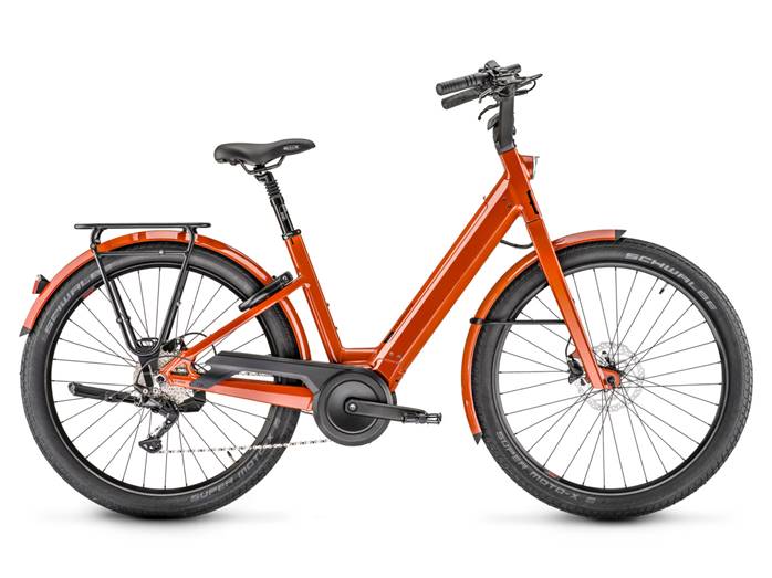 Vélo de ville électrique MOUSTACHE Lundi 27.1 400Wh Terracotta brillant