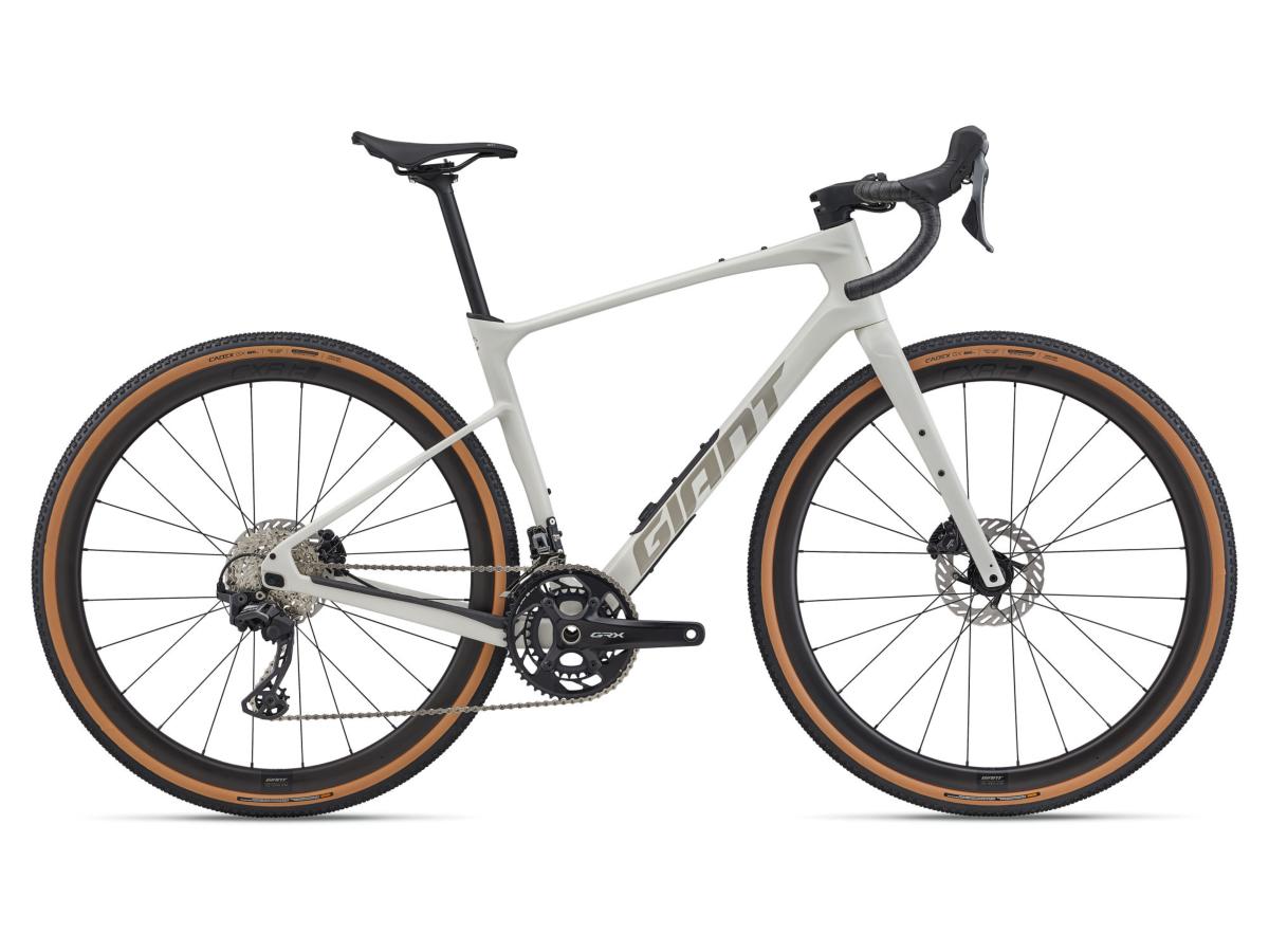 Vélo gravel carbone GIANT Revolt Advanced 0 Snow Drift GRX 2x12v