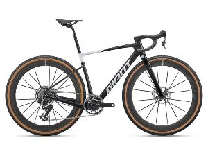 Vélo gravel carbone GIANT Revolt Advanced SL 0 RawCarbon/PrismPearl SRAM Red AXS