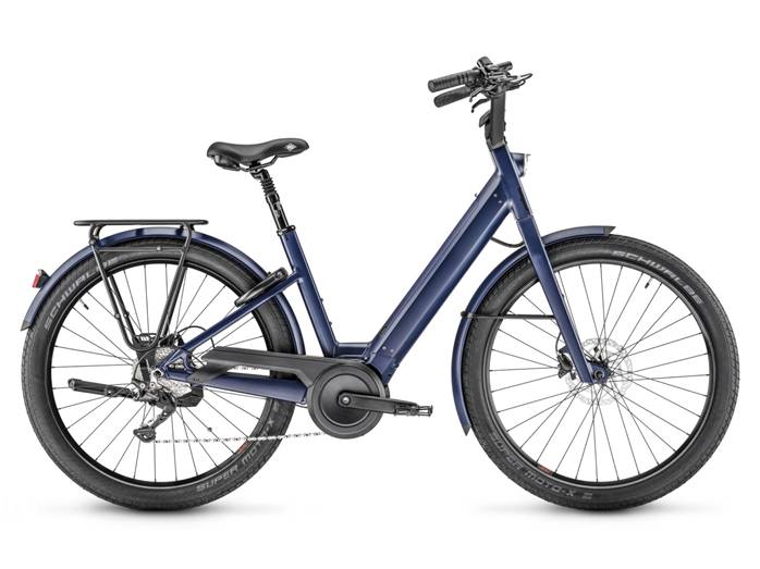 Vélo de ville électrique MOUSTACHE Lundi 27.3 500Wh Bleu nuit mat
