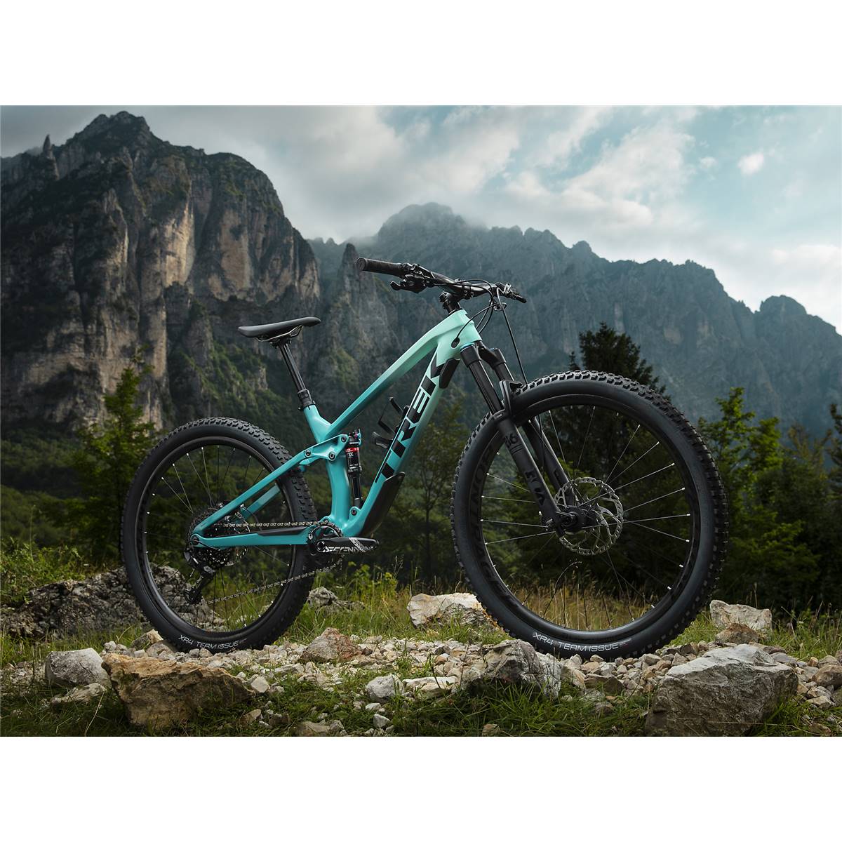 VTT ToutSuspendu TREK Fuel EX 9.8 Vert Teal (2020) pas cher Intercycle