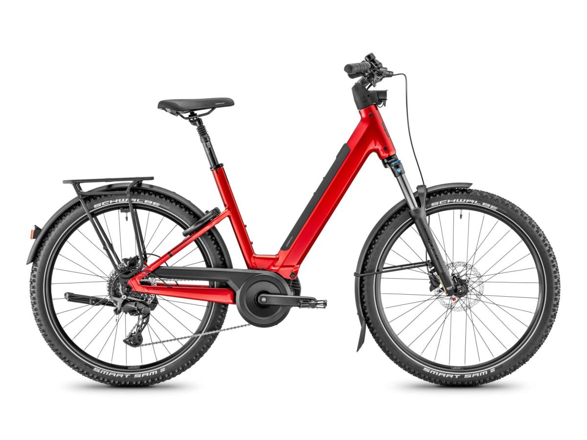 VTC électrique MOUSTACHE Xroad 4 2026 600Wh Rouge Métal Brillant