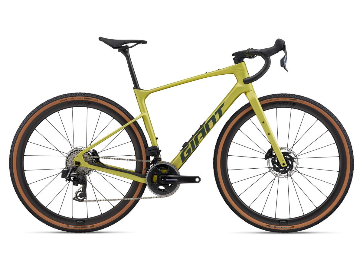 Vélo gravel carbone GIANT Revolt Advanced Pro 0 Cyber Lime SRAM Force AXS