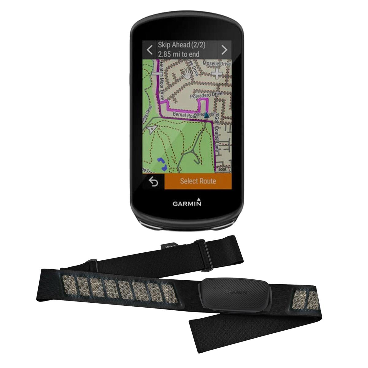 Compteur GPS GARMIN Edge 1030 Plus + Ceinture Cardiaque HRM