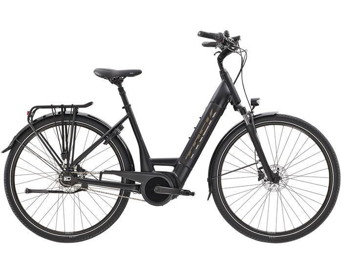 Vélo électrique TREK District+ 6 Lowstep Noir 400Wh