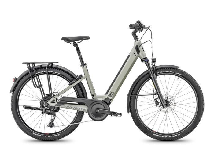 Vélo électrique MOUSTACHE Xroad 4 Open 625Wh Craie Brillant