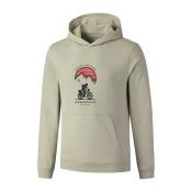 Sweat  capuche SHIMANO Yama Olive Rouge